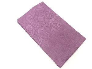 リサイクル　花模様織出し金封帛紗